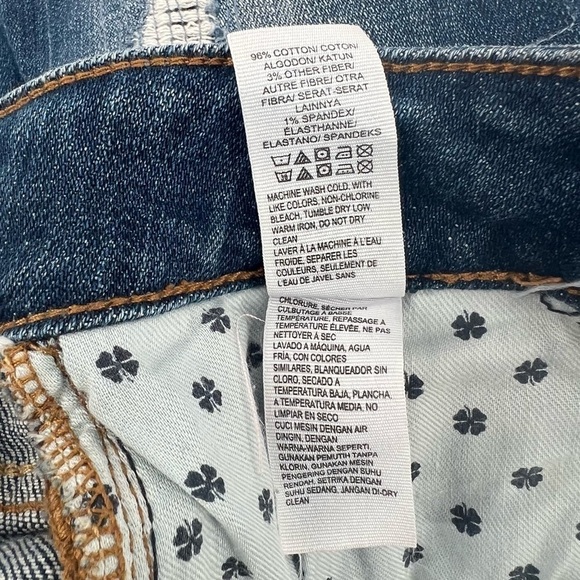 Lucky Brand Distressed Cut Off Frayed Hem Denim Jeans Size 26 Women’s - Picture 6 of 7